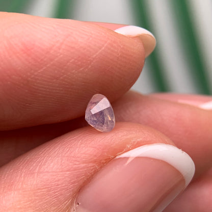 0.49ct Natural Milky Orangish White Sapphire Vietnam