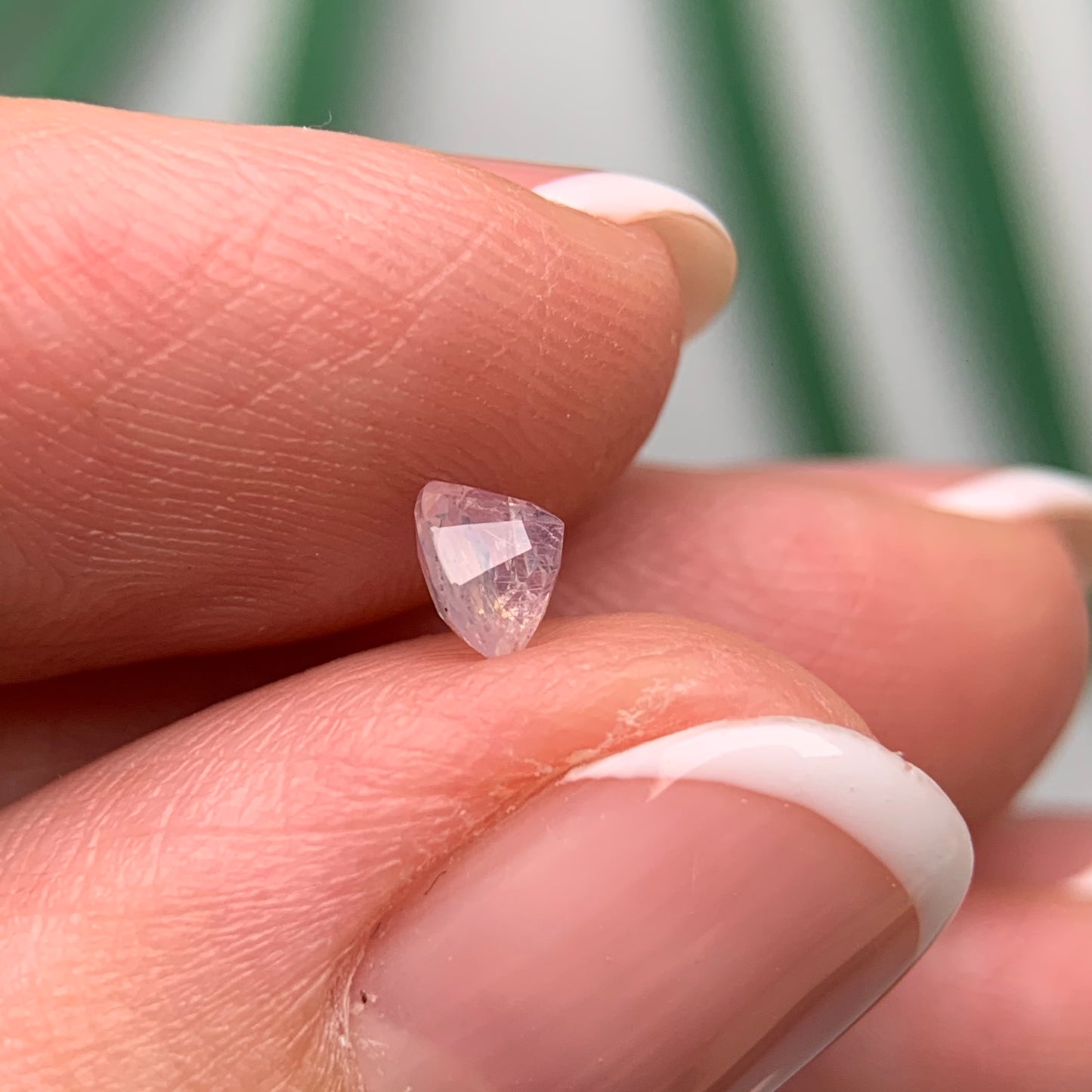 0.49ct Natural Milky Orangish White Sapphire Vietnam