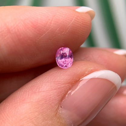 0.37ct Natural Milky Lite Pink Sapphire Vietnam