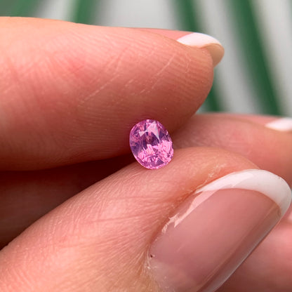 0.37ct Natural Milky Lite Pink Sapphire Vietnam