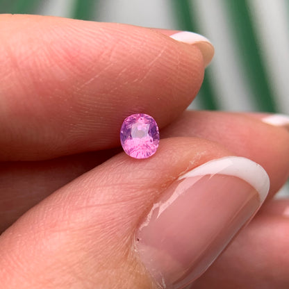 0.37ct Natural Milky Lite Pink Sapphire Vietnam
