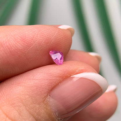 0.37ct Natural Milky Lite Pink Sapphire Vietnam
