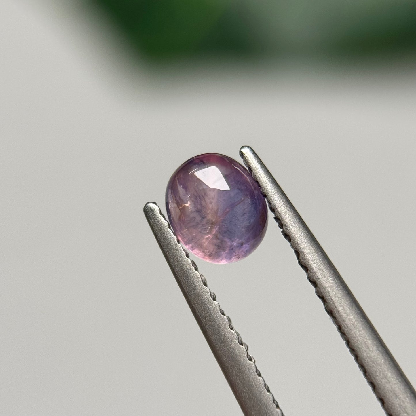 0.92ct Natural Pinkish Purple Sapphire Vietnam.