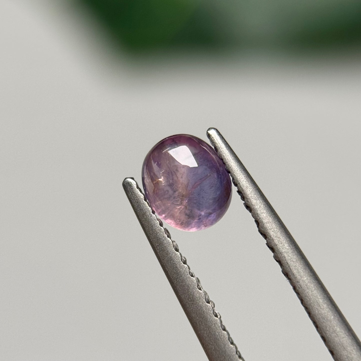 0.92ct Natural Pinkish Purple Sapphire Vietnam.