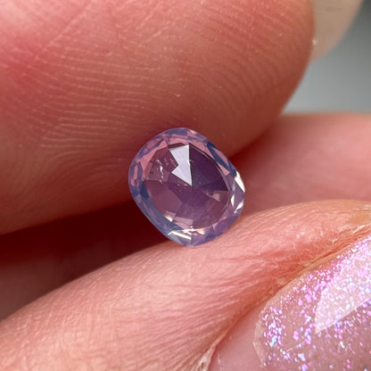 0.71ct Natural Pinkish White Milky Sapphire Vietnam