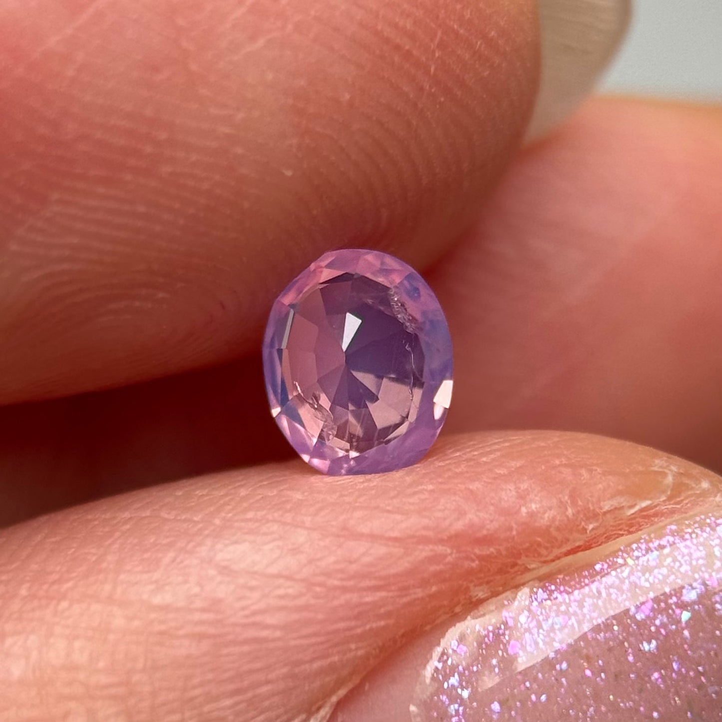 0.69ct Natural Pink Milky Sapphire Vietnam
