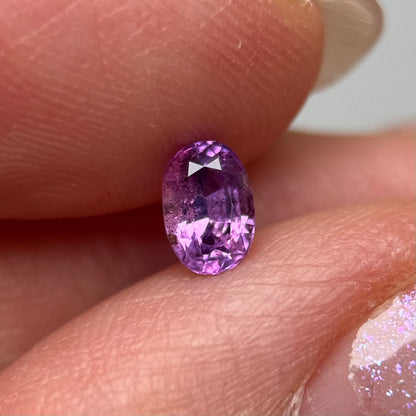 0.61ct Natural Purple Milky Sapphire Vietnam