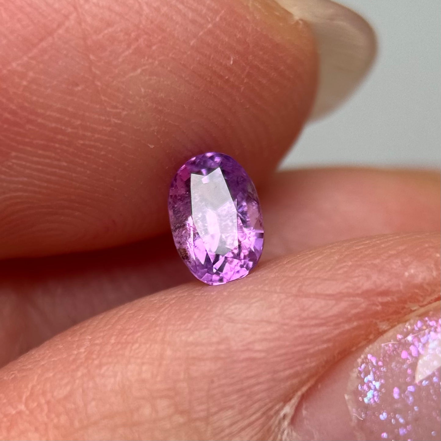 0.61ct Natural Purple Milky Sapphire Vietnam