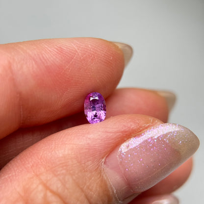0.61ct Natural Purple Milky Sapphire Vietnam
