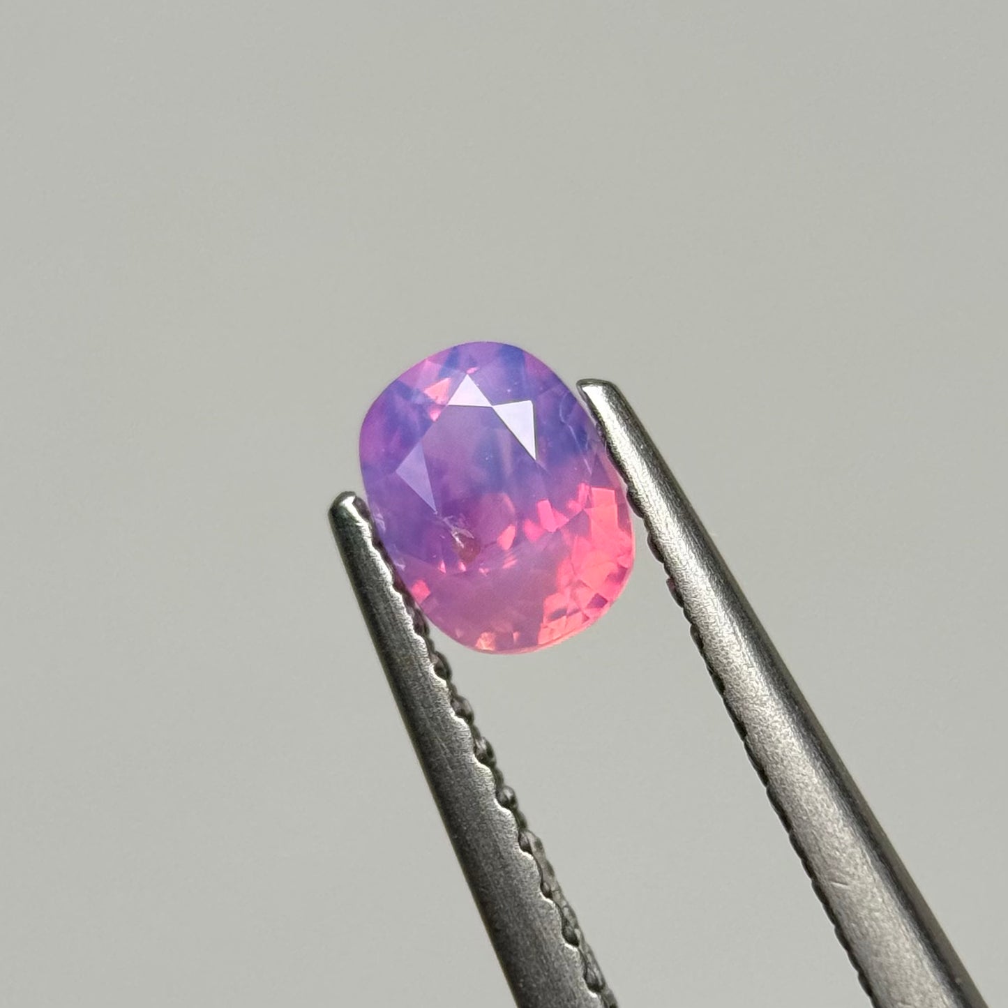 0.60ct Natural  Purplish Pink Milky Sapphire Vietnam