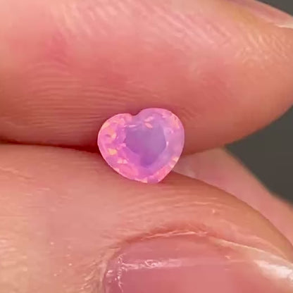 0.55ct Natural Milky Padparadscha Sapphire Vietnam