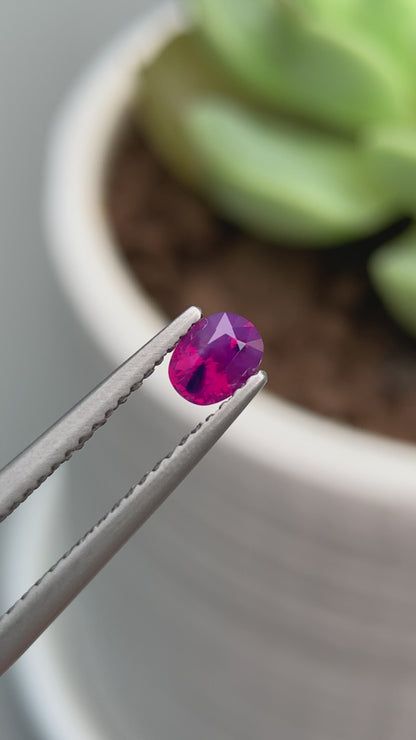 0.35ct Natural Milky Ruby Vietnam