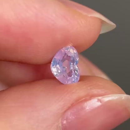 0.8ct Natural Milky White Sapphire Vietnam