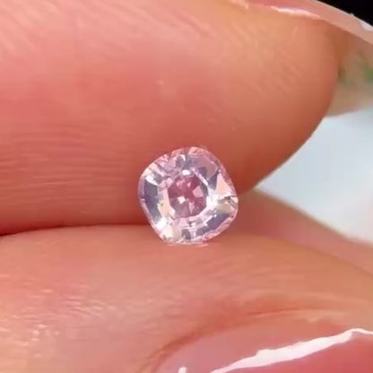 0.36ct Natural Milky Light Pink Sapphire Vietnam