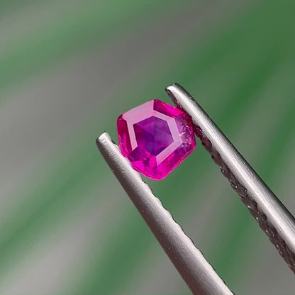 0.31ct Natural Milky Hot Pink Sapphire Vietnam