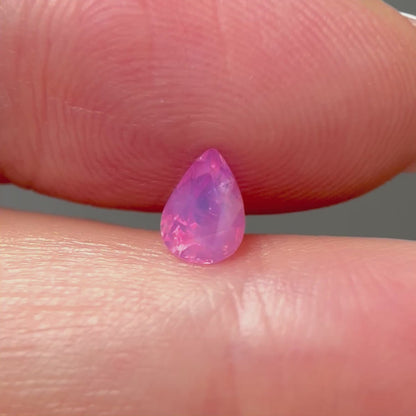 0.55ct Natural Milky Padparadscha Sapphire Vietnam