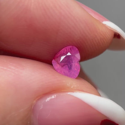 0.56ct Natural Milky Padparadscha Sapphire Vietnam