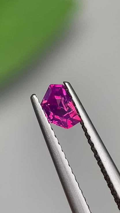 0.38ct Natural Pink Milky Sapphire Vietnam