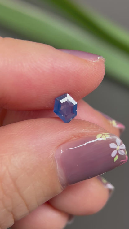 0.41ct Natural Blue Milky Sapphire Vietnam