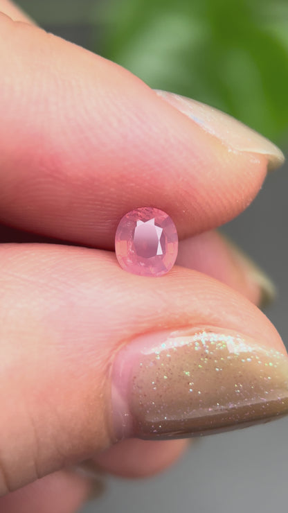 0.40ct Natural Orange Milky Sapphire Vietnam