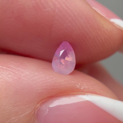 0.26ct Natural Milky Padparadscha Sapphire Vietnam