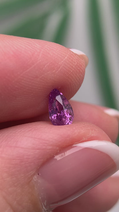 0.61ct Natural Purple Sapphire Vietnam