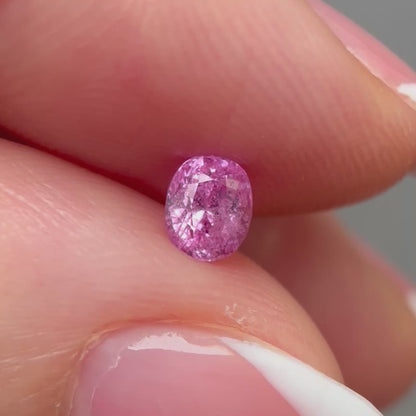 0.55ct Natural Milky Pink Sapphire Vietnam