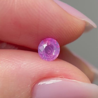 0.43ct Natural Milky Pink Sapphire Vietnam
