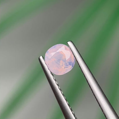 0.48ct Natural Milky Orangish White Sapphire Vietnam