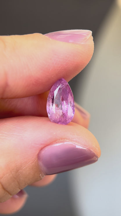 1.75ct Unheated Pink Milky Sapphire Vietnam
