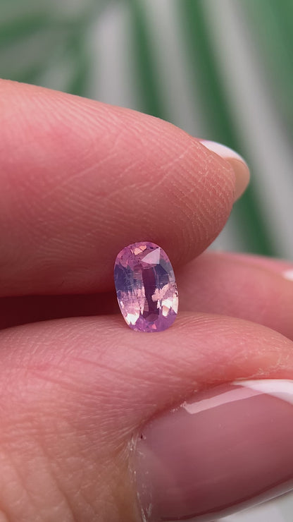 0.51ct Natural Milky Pink Sapphire Vietnam