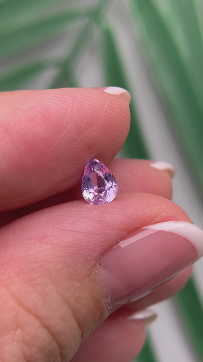 0.63ct Natural Milky Purple Sapphire Vietnam