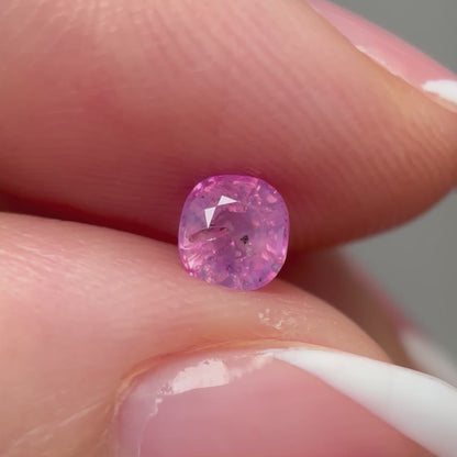 0.49ct Natural Milky Padparadscha Sapphire Vietnam