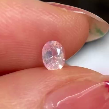 0.37ct Natural White Milky Sapphire Vietnam