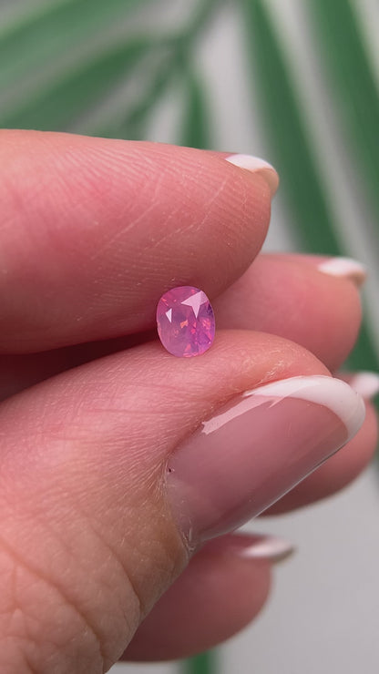 0.43ct Natural Milky Pink Sapphire Vietnam