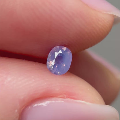 0.25ct Natural Milky Purple Sapphire Vietnam