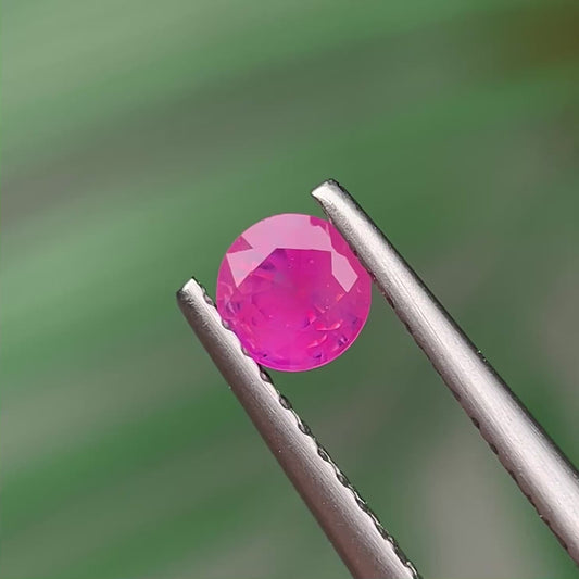 0.43ct Natural Milky Padparadscha Sapphire Vietnam