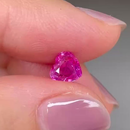 1.0ct Unheated Pink Sapphire Vietnam