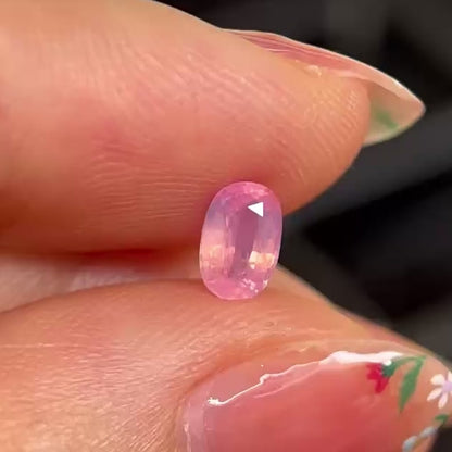 0.66ct Natural Padparadscha Sapphire Vietnam