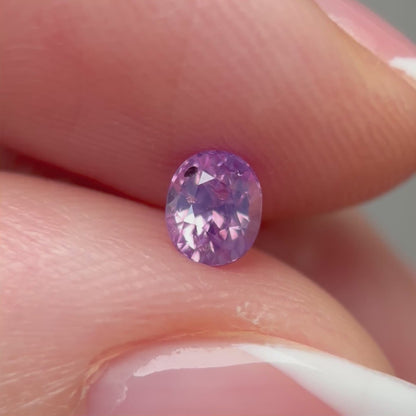 0.46ct Natural Milky Purple Sapphire Vietnam