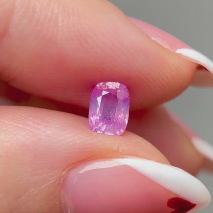 0.70ct Natural Milky Pink Sapphire Vietnam