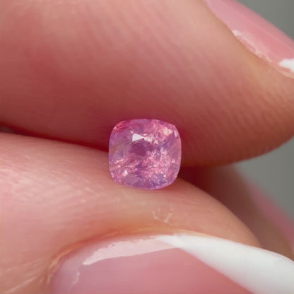 0.36ct Natural Milky Padparadscha Sapphire Vietnam