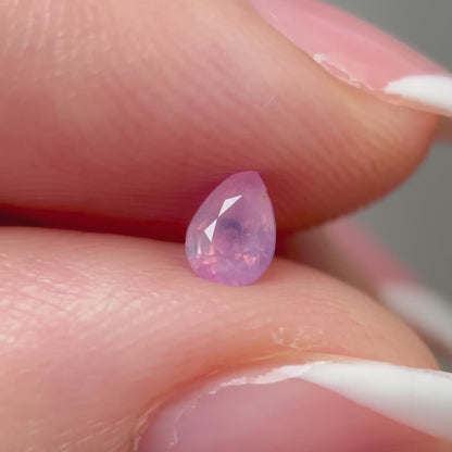 0.35ct Natural Milky Pink Sapphire Vietnam