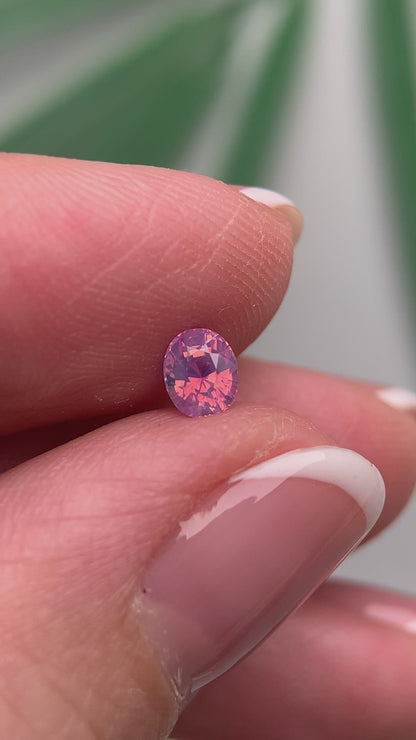 0.44ct Natural Milky Pink Sapphire Vietnam