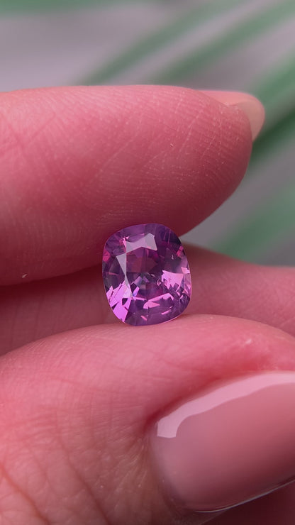 1.80ct Natural Purple Milky Sapphire Vietnam