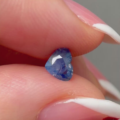 0.50ct Natural Milky Blue Sapphire Vietnam