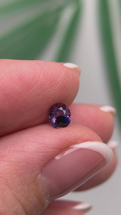 0.51ct Natural Milky Purple Sapphire Vietnam