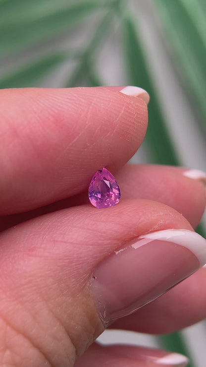 0.39ct Natural Milky Pink Sapphire Vietnam