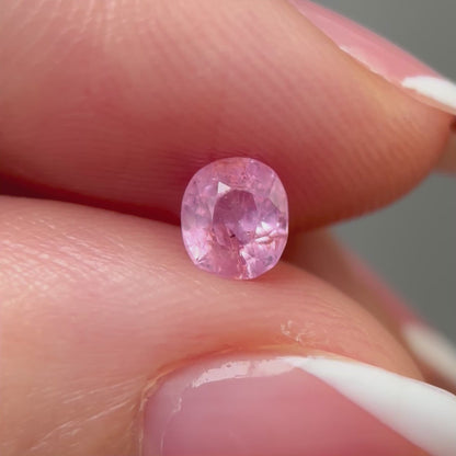 0.70ct Natural Milky Pink Sapphire Vietnam