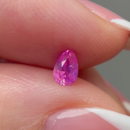 0.36ct Natural Milky Pink Sapphire Vietnam